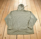 Vintage 1990s Silver Tab Distressed Blank Thermal Hoodie