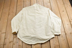Vintage 1990s Blank Chamois Cloth Button Up Shirt