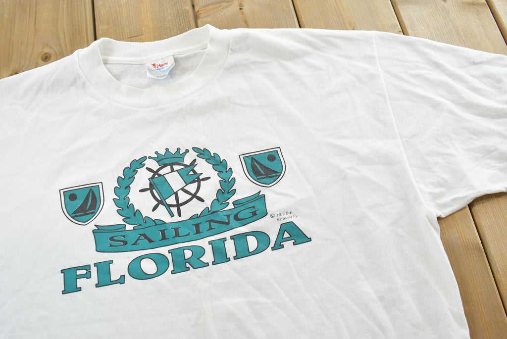 Vintage 1990s Florida Sailing T-Shirt Mens XL /