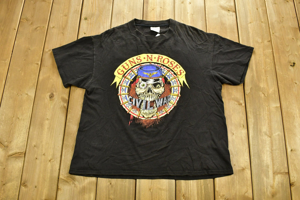 Vintage 1992 Guns N Roses Get In The Ring Tour T-shirt
