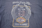 Vintage 1993 The Reunion 90 Years Harley Davidson T-Shirt