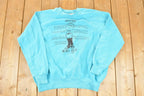 Vintage 1990s Dentist Burnout Cartoon Crewneck Sweatshirt Men's XL