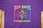 Vintage 1990s Ben Davis Forensic League Graphic T Shirt