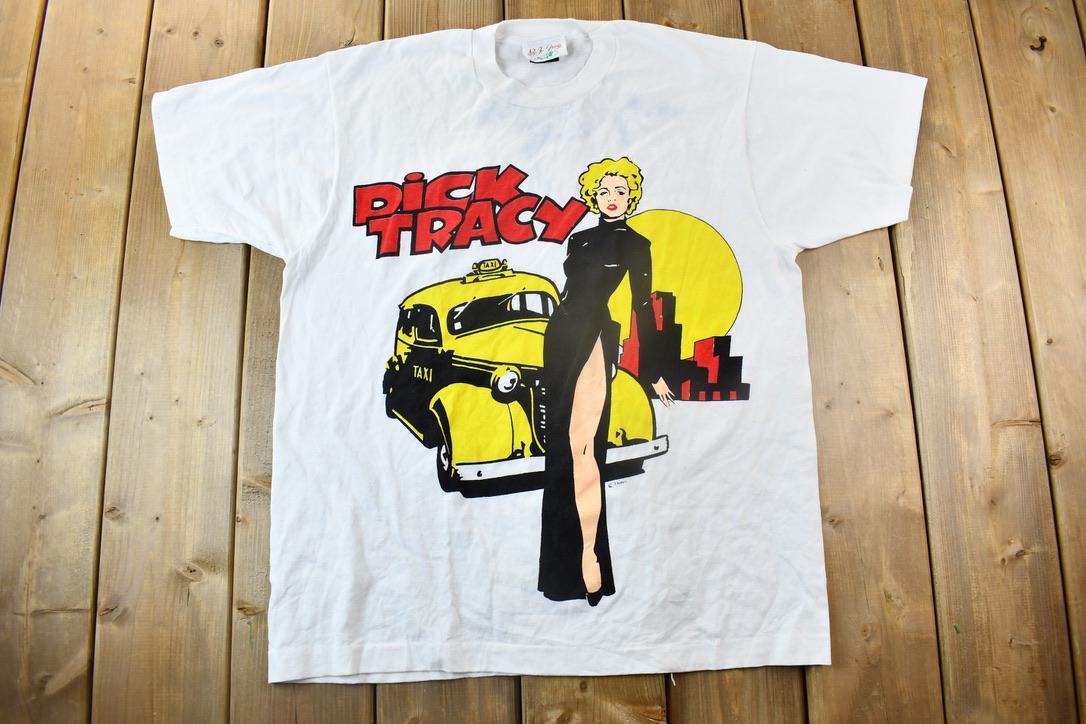Vintage 1990s Dick Tracy Graphic T Shirt