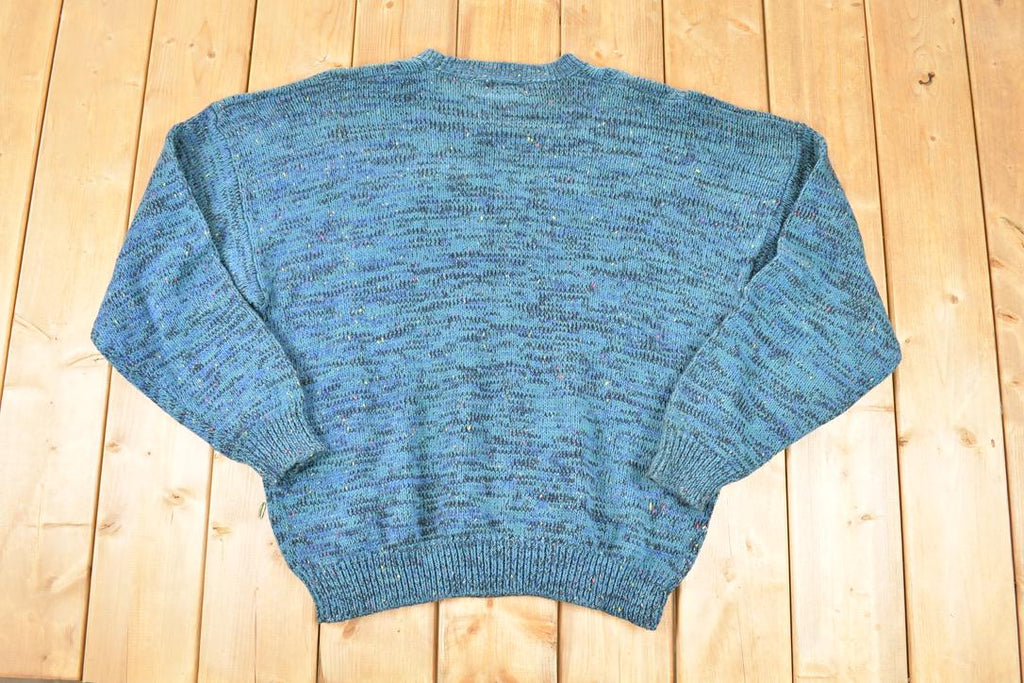 Vintage 1990s GS Company Cable Knit Crewneck Sweater Men's XL