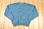 Vintage 1990s GS Company Cable Knit Crewneck Sweater Men's XL