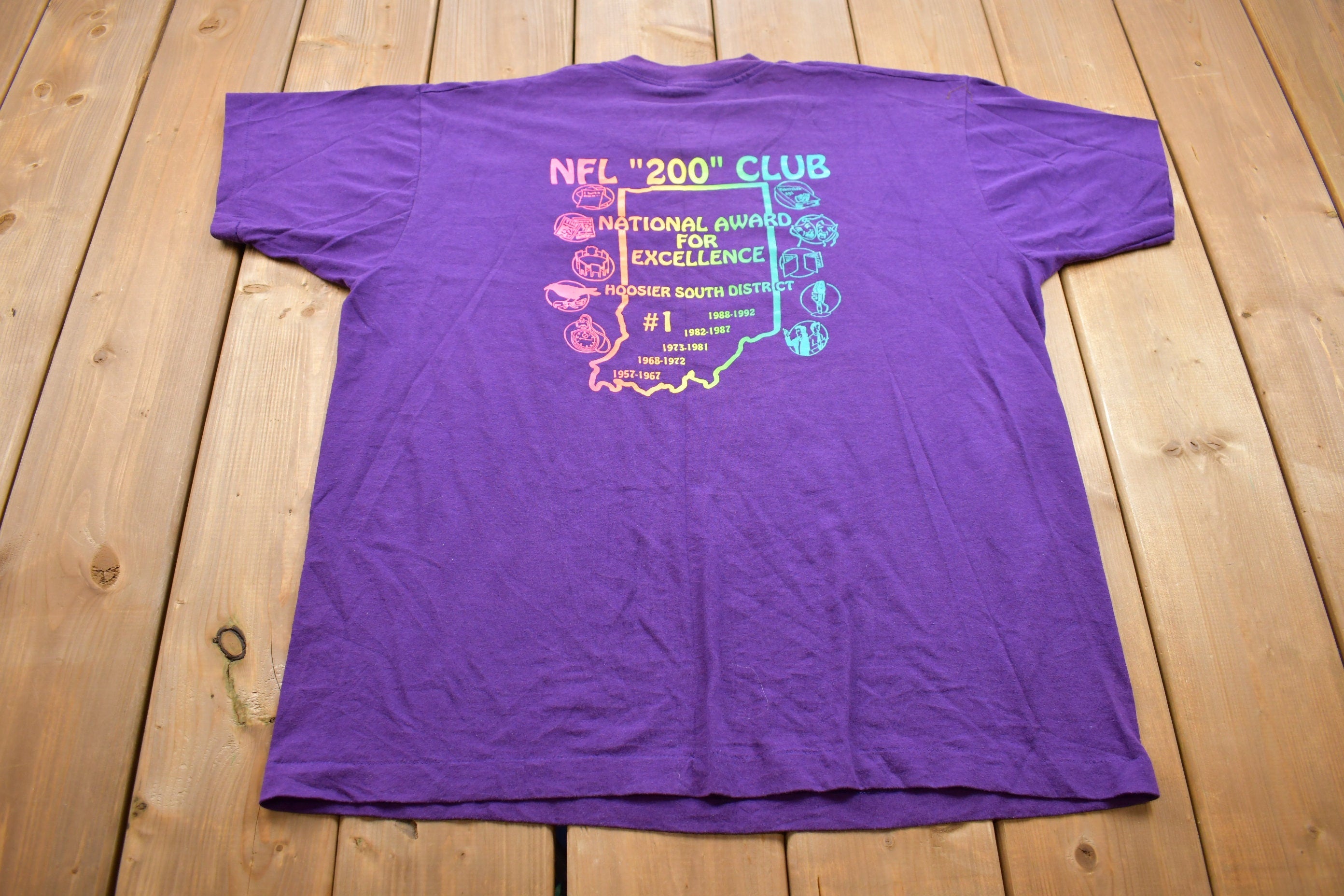 Vintage 1992 Ben Davis Screen Stars Graphic T Shirt