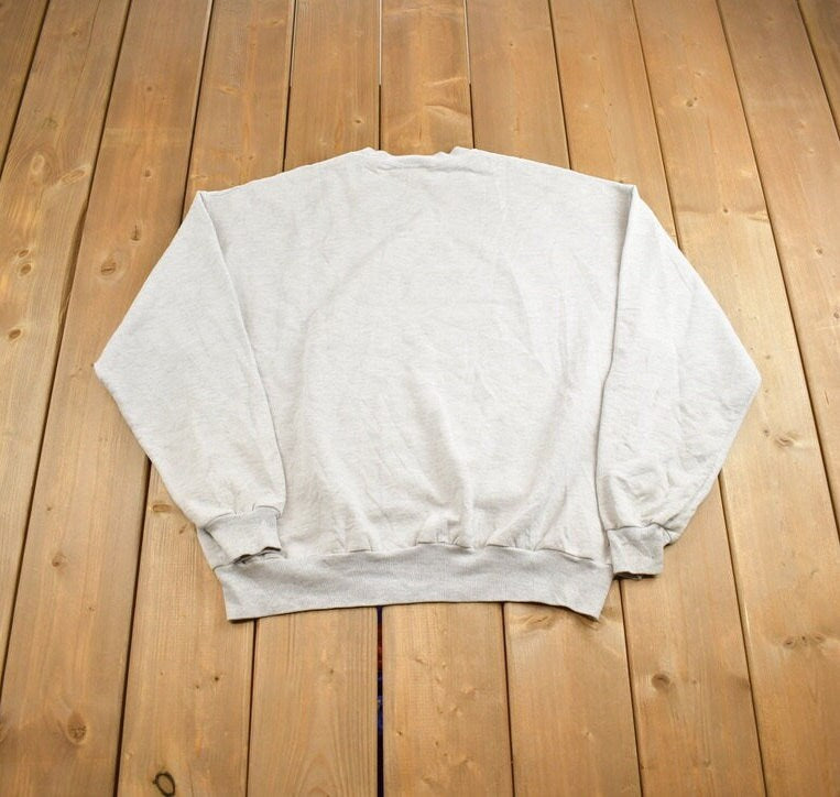 Vintage 1990s Cute Warm And Cozy Bear Crewneck Sweater Made In USA