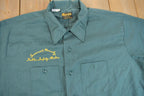 Vintage 1970s Somerset County Chain Stitched Work Shirt
