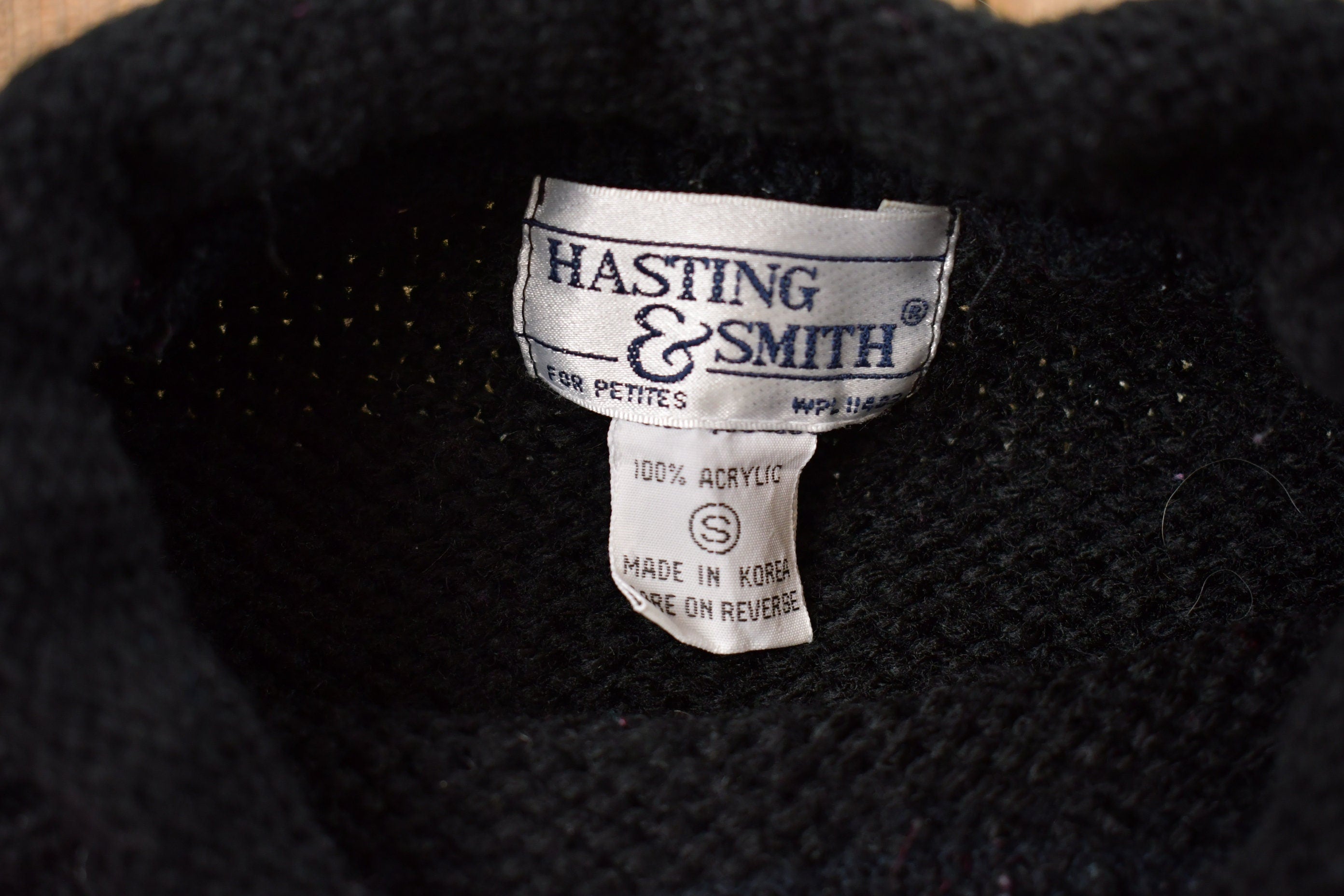 Vintage 1990s Hasting & Smith Knitted Sweater