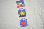 Vintage 1990s Friends Live Life Love Graphic T Shirt