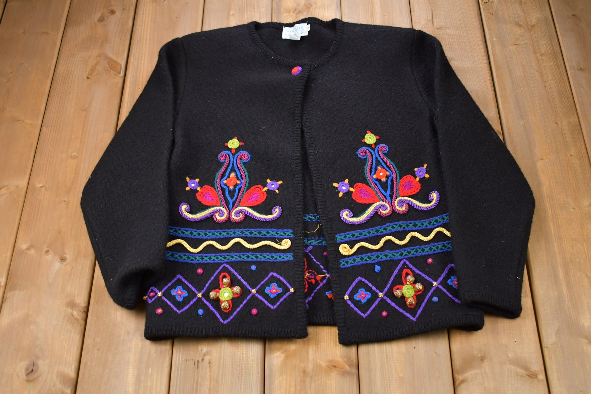 Vintage 1980s 100% Wool Knitted Sweater