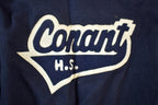 Vintage 1986 Canat H.S State Playoffs Leather & Wool Varsity 88 Captain Jacket Made In USA