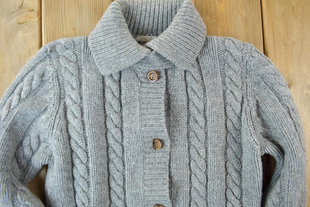 Vintage 1990s Grand Tier 100% Wool Knit Sweater