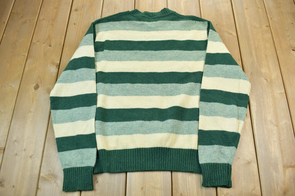 Vintage 1990s Studio One Wool striped Knit Sweater