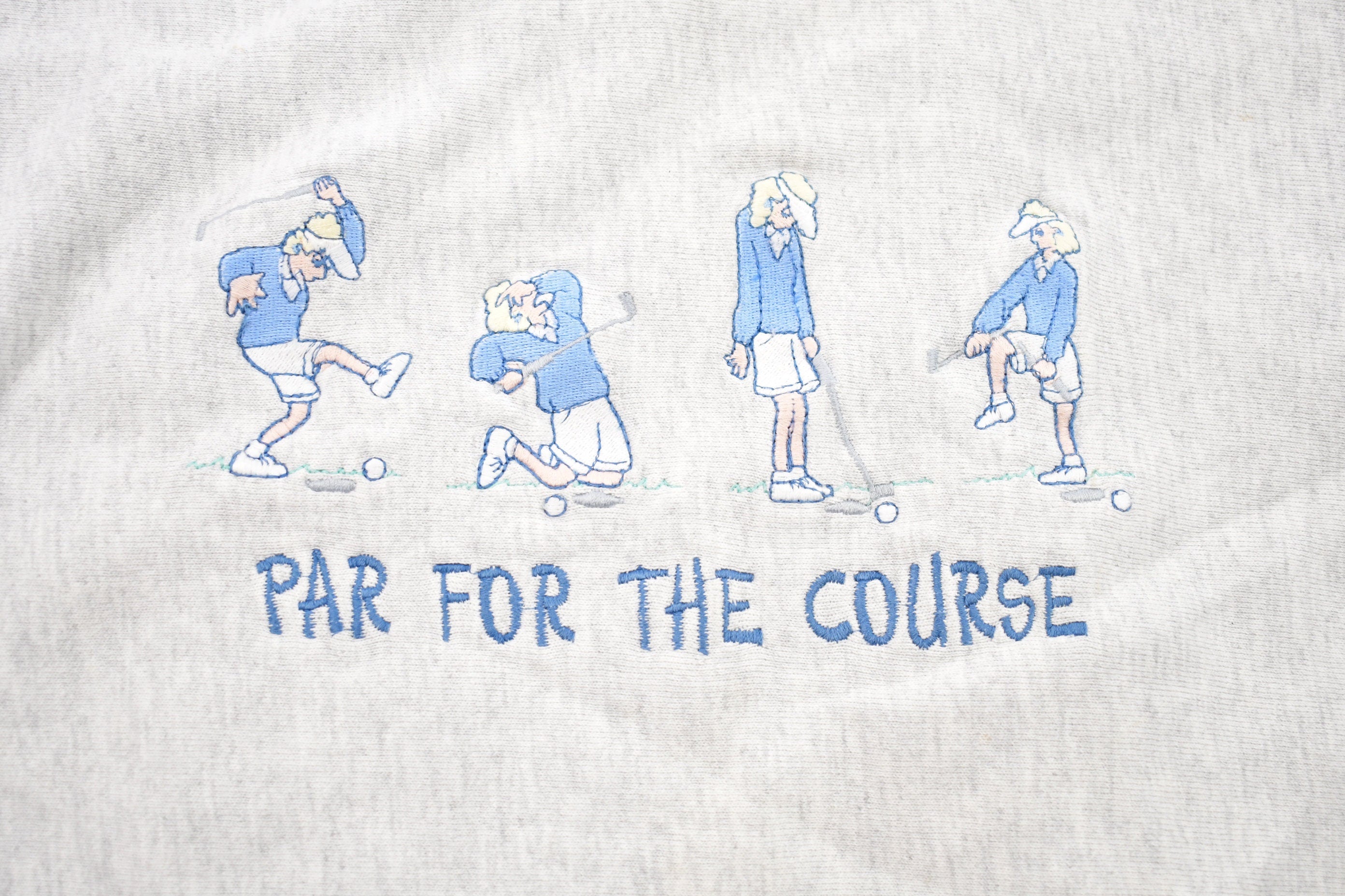 Vintage 1990s Golf Theme Crewneck Sweatshirt