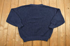 Vintage 1990s Bonda Argyle Patterned Theme Knit Crewneck Sweater