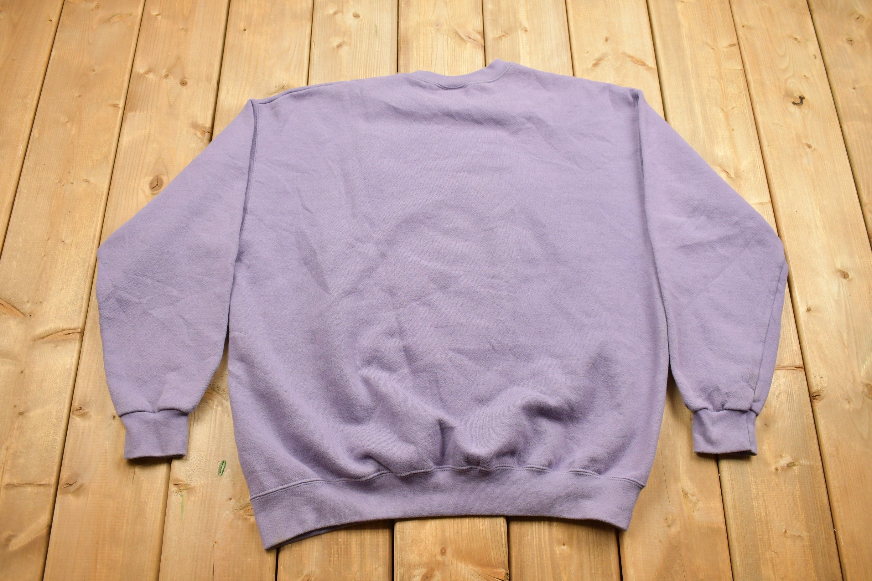 Vintage 1990s Floral Embroidered Crewneck Sweater