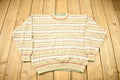 Vintage 1990s Striped Knitted Crewneck Sweater