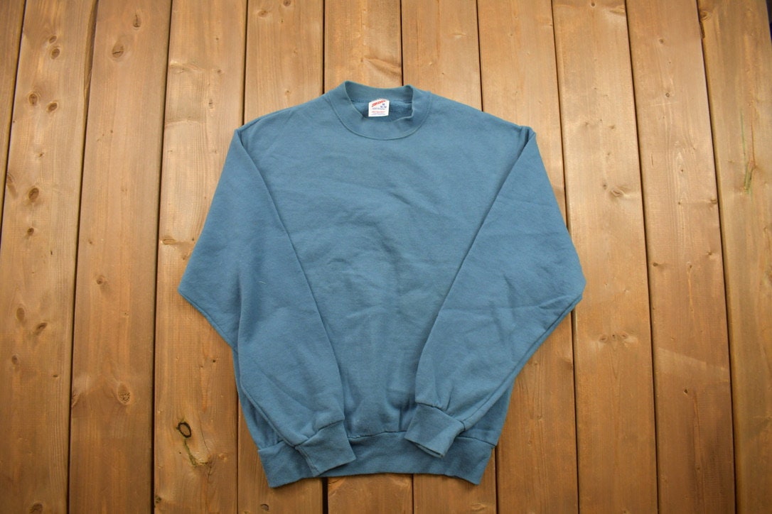 Vintage 1990s Jerzees Blank Crewneck Sweatshirt
