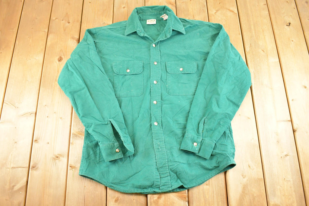 Vintage 1990s Five Brothers Outdoorsman Button Up Shirt Men's M