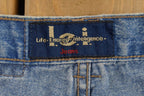 Vintage 1990s L.E.I Blue Denim Baggy Jeans 26 x 30