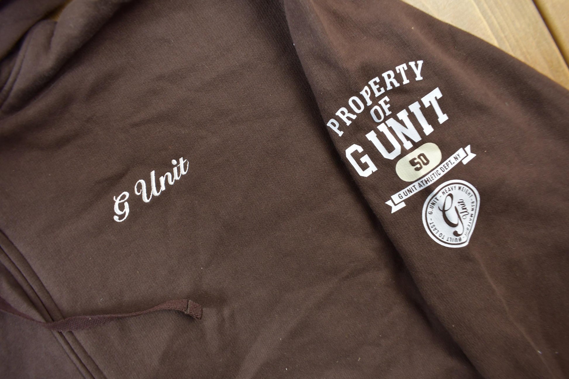 Vintage Deadstock Y2K G-Unit Embroidered Zip Up Hoodie Size XXL / Streetwear / Oversized / Y2K Style / Vintage 50 Cent / NWT