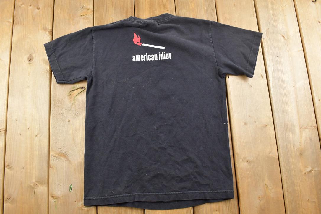 Vintage 1990s Green Day American Idiot Tour Band T-shirt