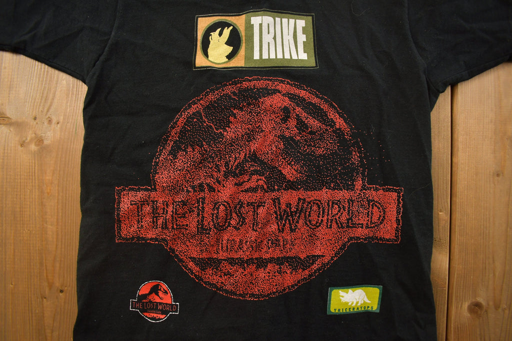 Vintage 1997 Kids Jurassic Park The Lost World Movie Promo T-shirt