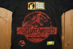 Vintage 1997 Kids Jurassic Park The Lost World Movie Promo T-shirt