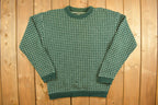 Vintage 1990s Roots Knit Crewneck Sweater