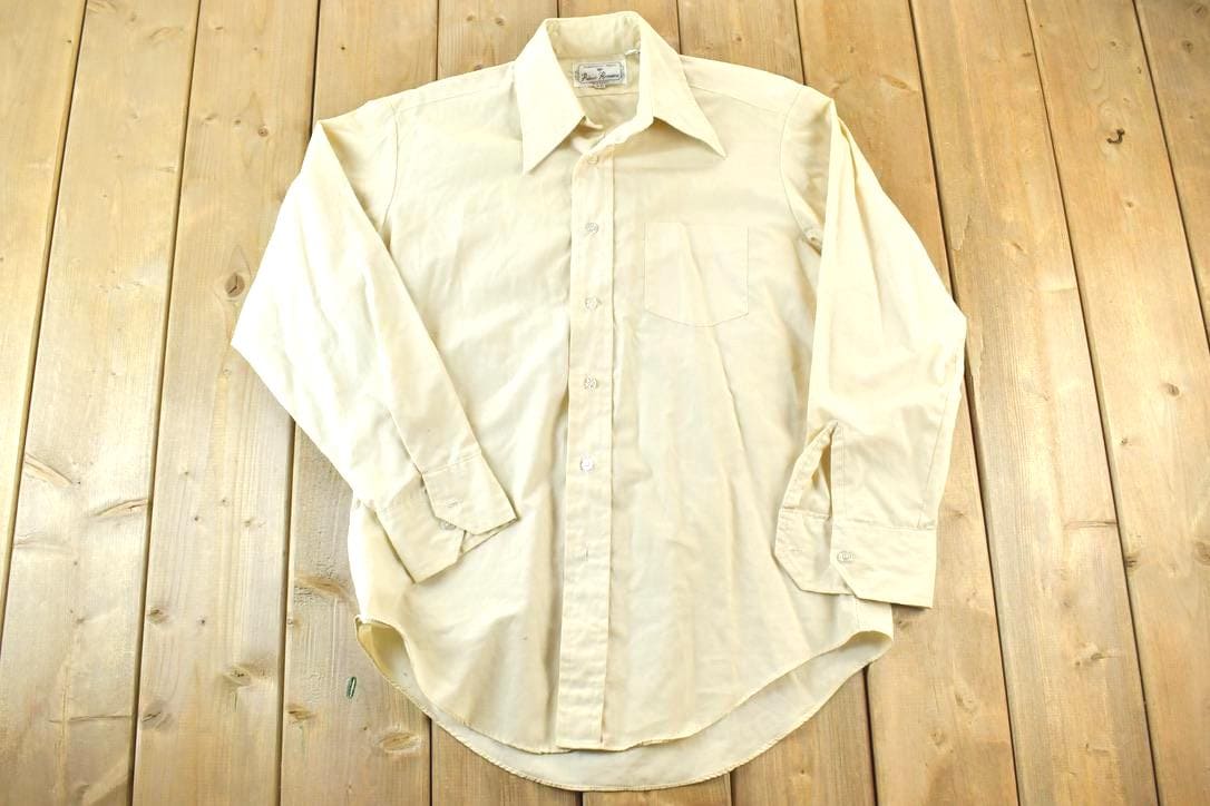 Vintage 1970s Prince Romano Button Up Dress Shirt