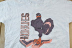 Vintage 1990s Hokies College Bird Single Stitch T-Shirt