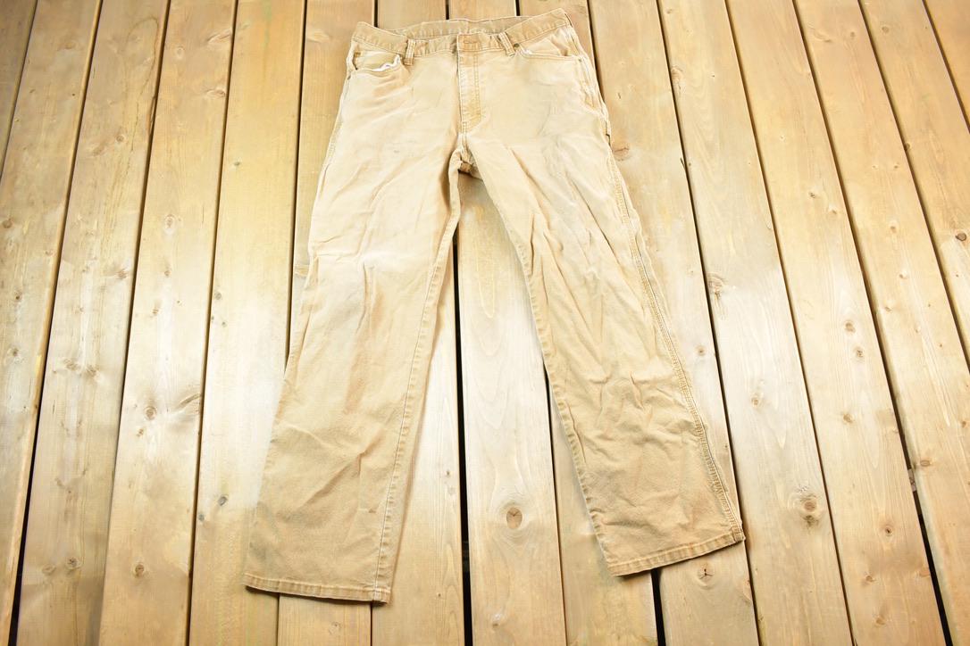 Vintage 1990s Tan Dickies Denim Work Jeans Size 36 x 31
