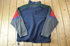 Vintage 1990s Private Member Quarter Zip Fleece Sweater