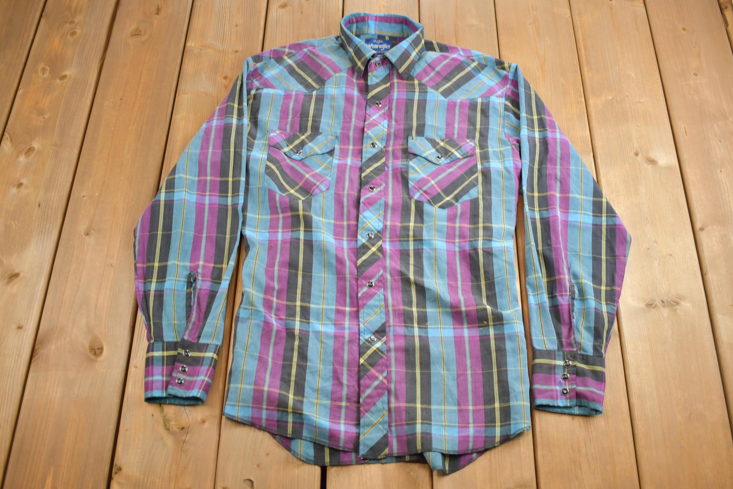 Vintage 1990s Wrangler Button Up Shirt