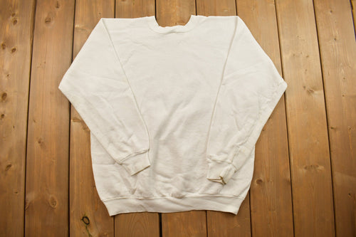 Vintage 1990s Envirun Marathon Crewneck Sweatshirt / 90s Crewneck / Made In USA / Streetwear