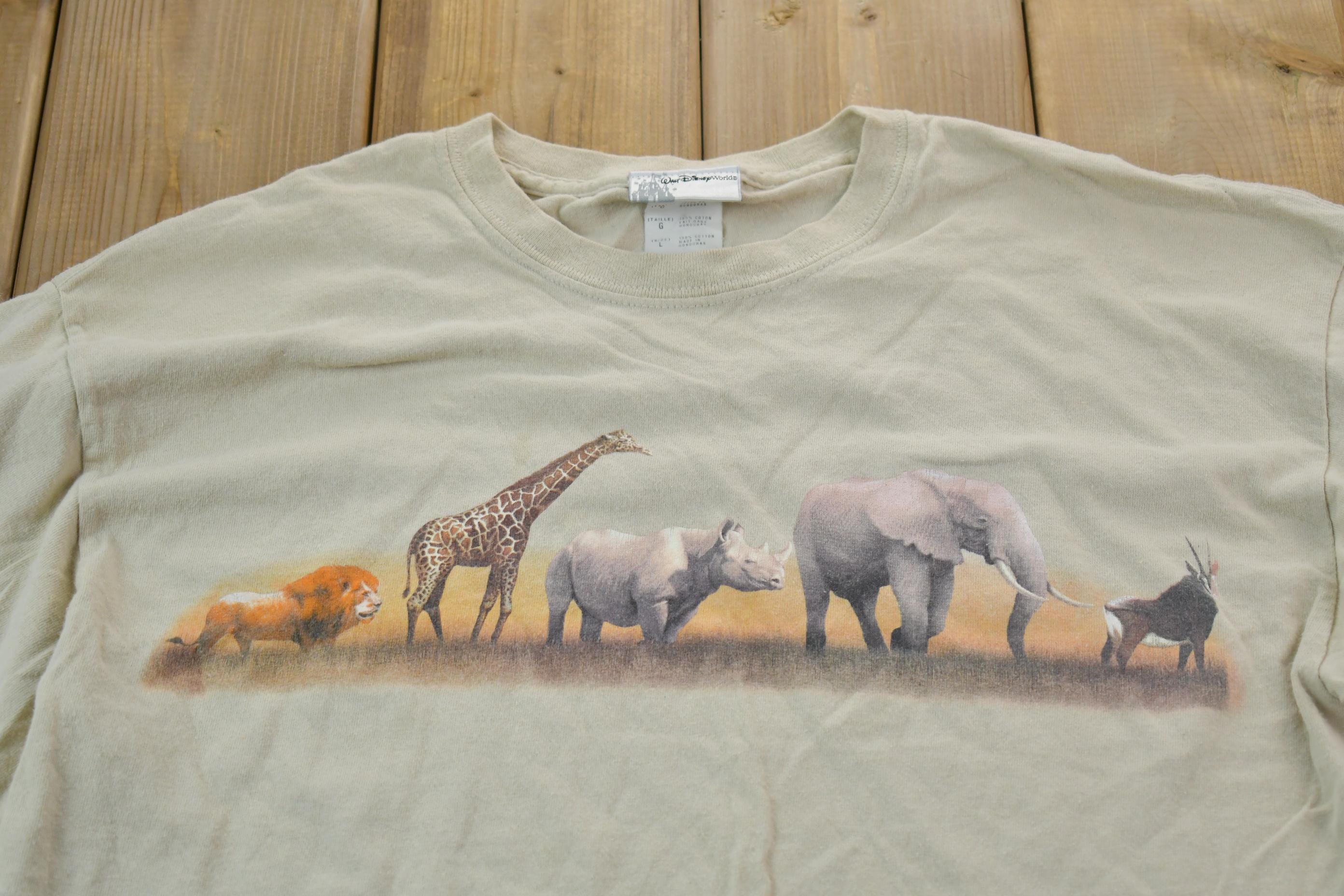 Vintage 1990s Disney Animal Kingdom Promo T-Shirt