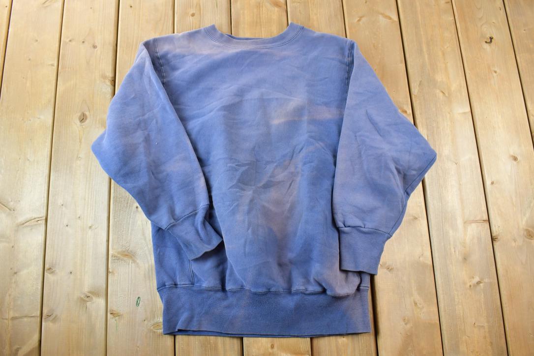 Vintage 1990s Trench Cross Grain Blank Crewneck Sweatshirt  90s Crewneck  Streetwear
