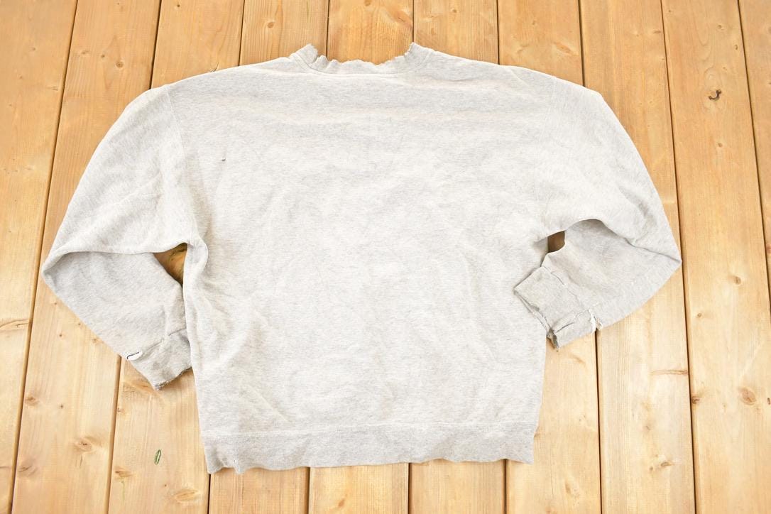 Vintage 1990s Nike Embroidered Mini Swoosh Sweatshirt Mens M