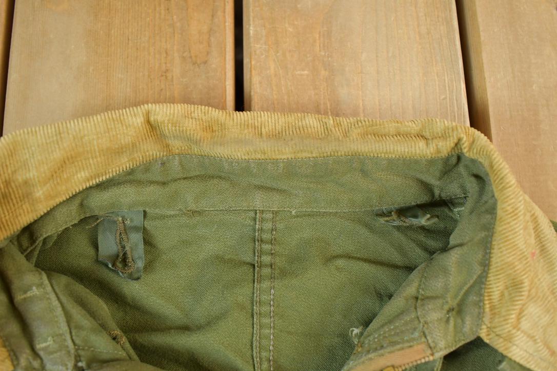 Vintage 1960s Military Button Up Army Jacket