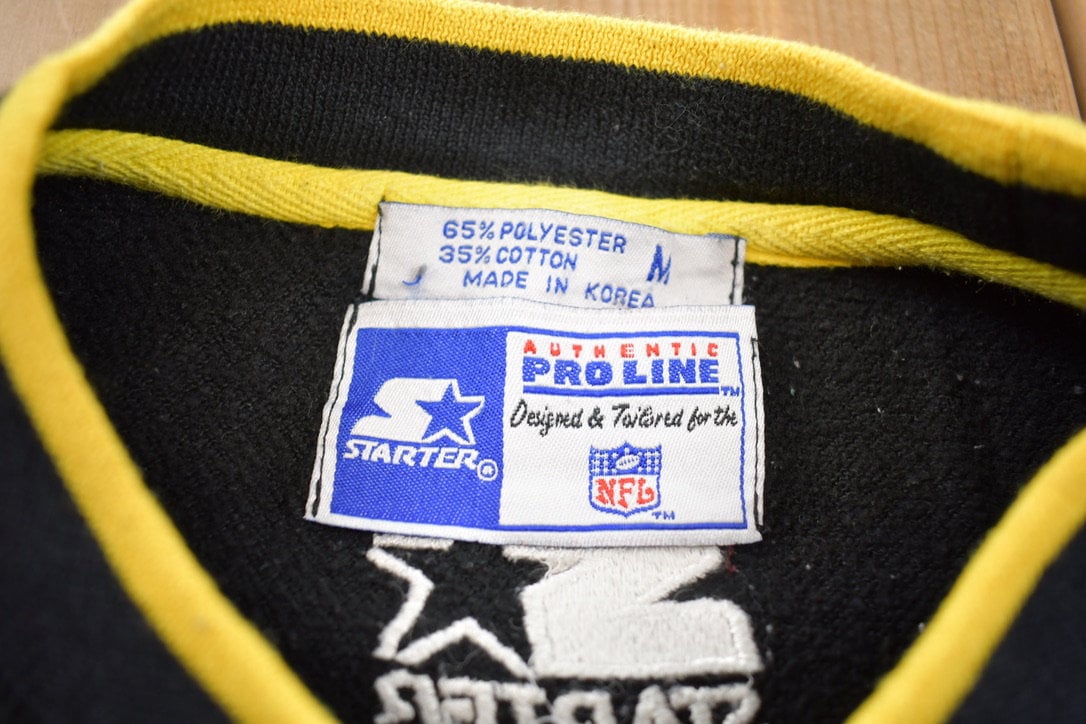 Vintage 1990s Pittsburgh Steelers Rothlisberg NFL Kids Starter Crewneck