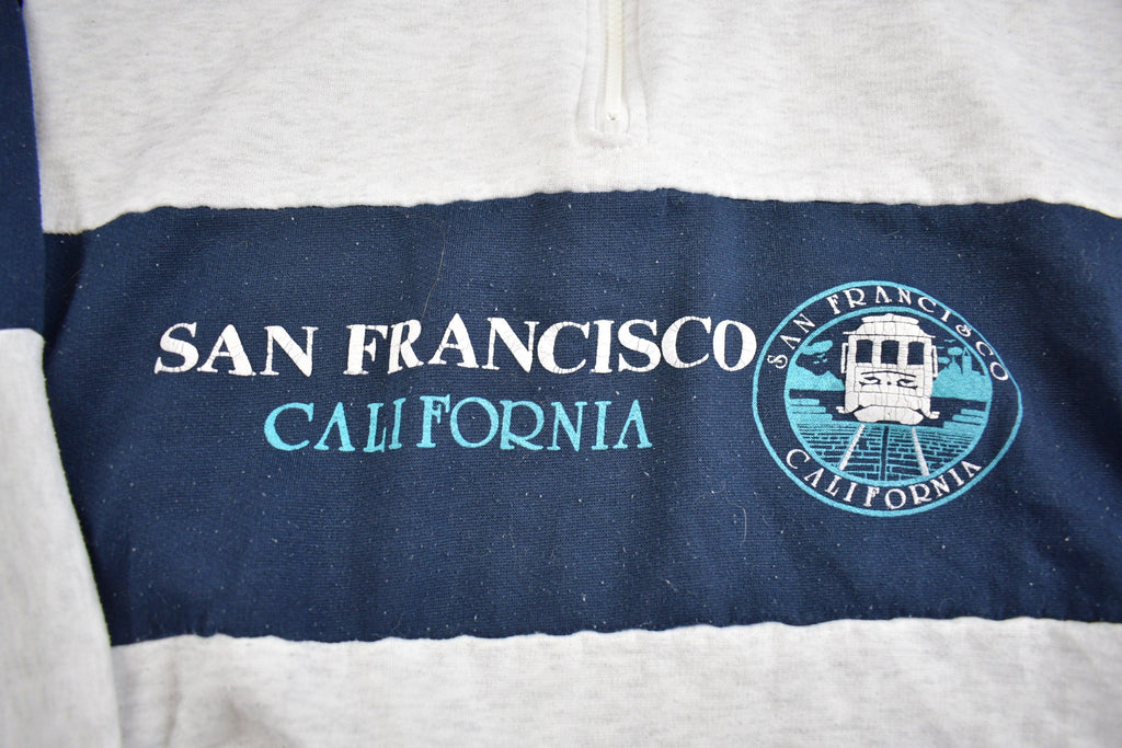 Vintage 1990s San Francisco California Souvenir Zip Up Sweatshirt Made In USA