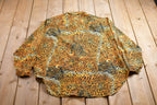 Vintage 1990s Cheetah Print Button Up Shirt