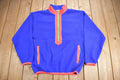 Vintage 1980s North Country Half Zip Fleece Sweater