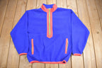 Vintage 1980s North Country Half Zip Fleece Sweater