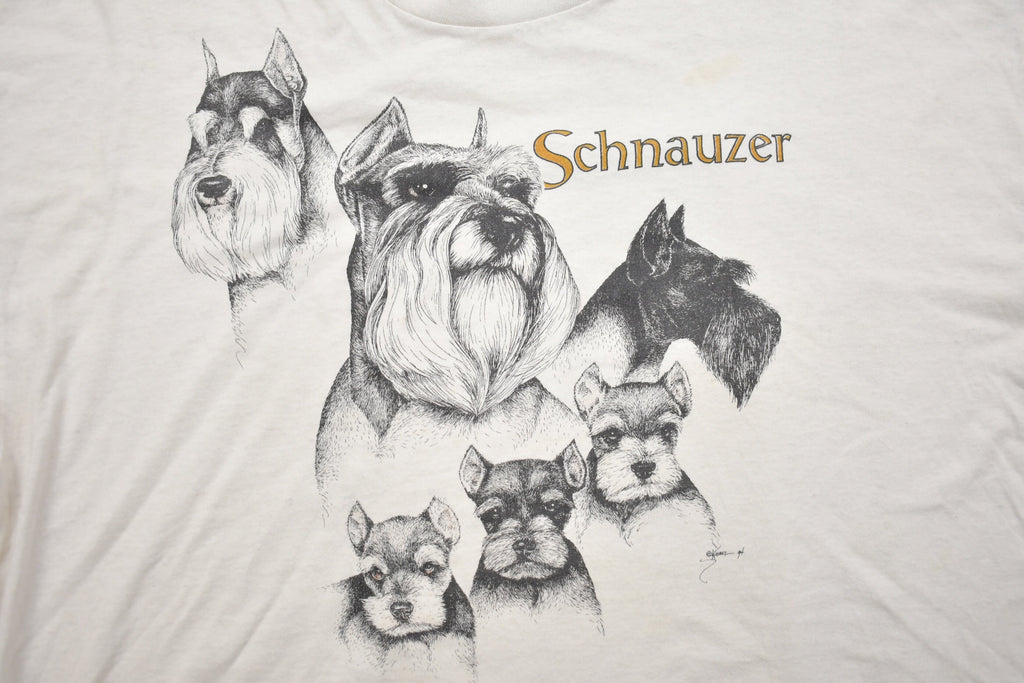 Vintage 1990s Schnauzer Graphic T-Shirt