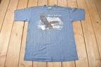Vintage 1990s Mount Rushmore Eagle Graphic Souvenir Travel T Shirt Made In USA