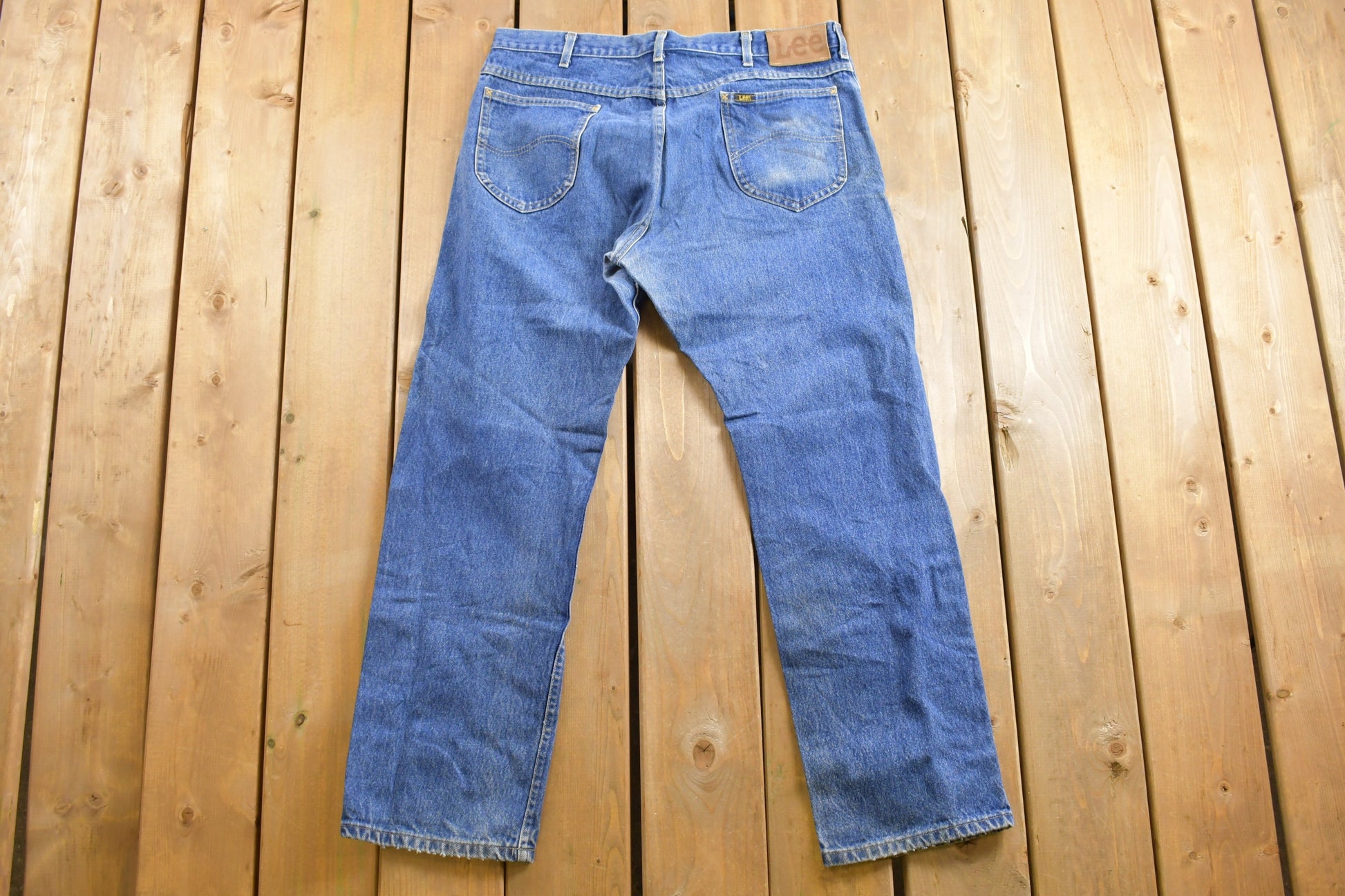 Vintage 1980s LEE Blue Jeans Size 36 x 30.5