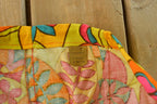 Vintage 1970s Floral Bell Bottom Pants Women's M
